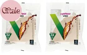 Vcf-02-100m  313036757757 Paper Filter For V60 06.6 Ft 02 M 1-4 Cups 200 Sheets