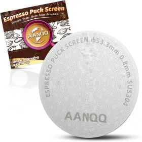 Aanqq 313057070033 Espresso Puck Screen 53.3mm Filter For 54mm Portafilter