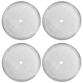 7pack-150coffee-filter-us Ackllr 4 Pack French Press Replacement Filter Screen Reusable Stainless Steel Mesh Filt