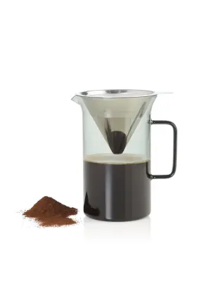 Mc82 Adhoc Pour Over Coffee Maker - Manual Brewer For Ground Reusable Stainless Steel