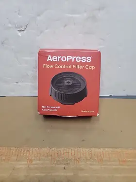 Aeropress 085276081892 New Flow Control Filter Cap No Drip - Black