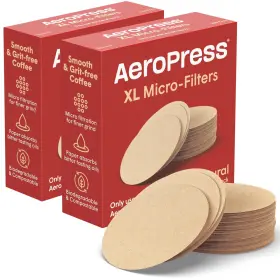 Aeropress 085276082486 Xl Unbleached Coffee Filters 400 Count 2 Pack Must-have
