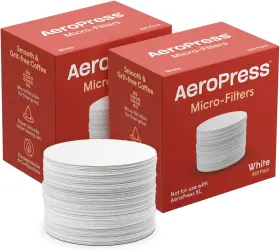 Aeropress 313032112154 Coffee Maker White Paper Micro-filters Compostable Filters Mad