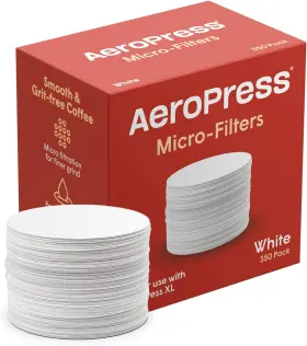81r24 Aeropress 744759296467 Replacement Filter Pack - 350 Microfilters For Coffee And Espresso Maker