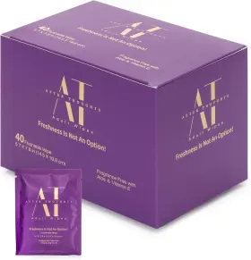 After Thoughts 445045799787 Flushable Wipes 40 Individually Wrapped Unscented Aloe And Vita