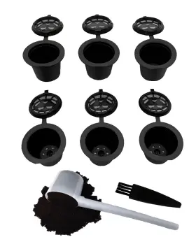 Alchemy Bar Goods 738246420022 Nespresso Capsules Refillable - Reusable Coffee Pods For Cups Ori