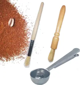 Alovexiong Mmx Kafeishua Daxiao 2pcs 3pcs/set 2 Pcs Coffee Grinder Cleaning Brush With Scoop Clip