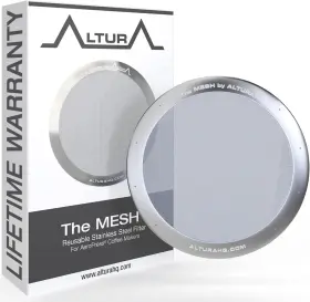 5406 Altura The Mesh Reusable Metal Filter For Aeropress Coffee Maker. Also Fits