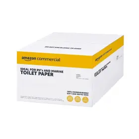 Amazoncommercial 840095876117 2-ply Quick Dispensing Toilet Paper For Rvs And Marine Waste-tank Compatible