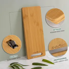 Anboxit 445039060060 Bamboo Appliance Slider Sliding Tray For Coffee Maker Kitchen Countertop Appli #3