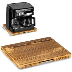 B0bxxkhwvr Anboxit Wooden Sliding Tray For Coffee Maker Pot Small Appliances