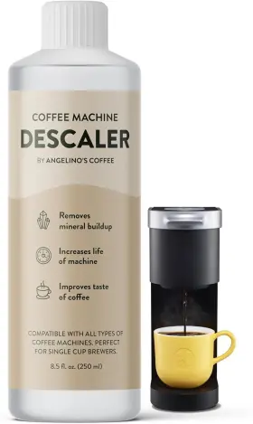Angelinos Coffee 313092410412 Universal Descaling Solution For Keurig Nespresso Breville Delonghi And Ninja
