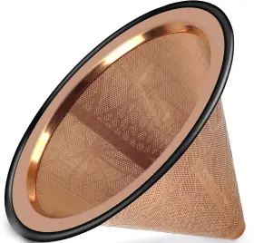 Apace Living 046149662365 Compatible With Chemex Hario V60 Pour Over Coffee Filter - Wide Metal Base