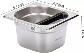 8541894851 Apexstone Coffee Knock Box Stainless Steel Espresso #2