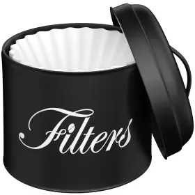 Cfh-962 Apoimna Coffee Filter Holder Basket Storage Container For Counter Black Small