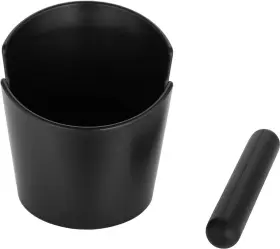 Aptspade 647726005515 Coffee Knock Box 4.9 Inch Black Grounds Knoc #3
