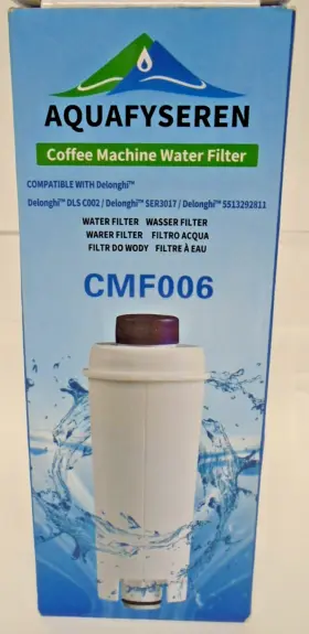 Cmf006 Aquafyseren Coffee Machine Water Filter For Select Delonghi Free Shipping