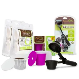 Arm Enterprises Inc 630816900760 Perfect Pod Ez-cup 2.0 Starter Bundle Reusable Coffee K Cup