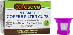 2-item Arm Enterprises Inc. A03020 Bundle 6-pack Cafe Save Reusable K Cup Coffee Filters Ez-scoop 2 Tbsp #3