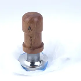 Aronyada 331672464182 53mm Espresso Coffee Tamper 30lb Auto Calibrated Dual Spring Loaded