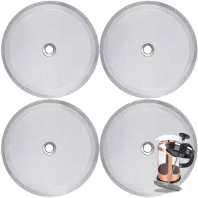 Attsky 614166633738 4 Pieces French Press Filter Inch Stainless Steel Mesh Screen And Parts For