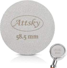 Attsky 744759670014 58.5mm Espresso Puck Screen Filter For 58mm Portafilter Basket