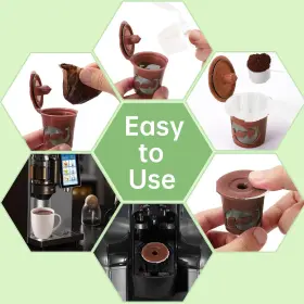 Aussen 796520931855 Disposable Coffee Paper Filters Replacement Kerig Filter Fit All Keuri #3