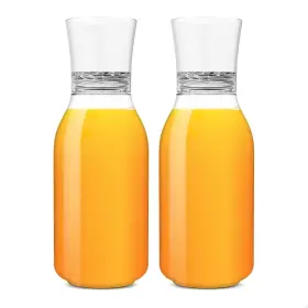 Back To Basics 856885008460 Tossware Pop 32oz Carafe Set Of 2 Premium Quality Recyclable Unbreakable