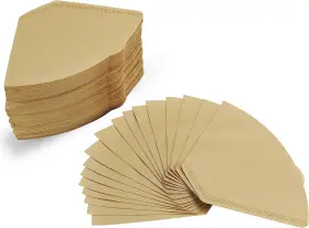Bacxigo 693017886103 #4 Cone Coffee Filters Natural Unbleached 100