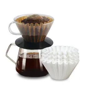 Bake Choice 788362420192 2-5 Cup Coffee Filters 100 Count Disposable Basket Filter Paper Compa