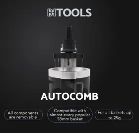 Bh-ac001 Barista Hustle Tools Autocomb Espresso Wdt Distribution Tool 12 Needle Stirrer Nib