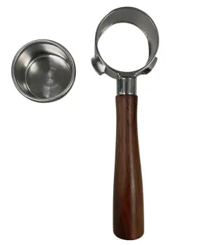 Barrista Essentials 720682222430 Barista Essential 54mm Naked Portafilter With Wood Handle Brand New In Box