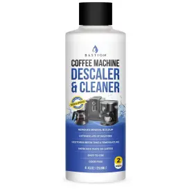Bastion 850036192534 Coffee Machine Descaler And Cleaner - 2 Uses. 1 8 Fl Oz Pack Of