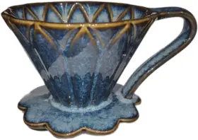 Bating. Ltd 744110284294 Pour Over Coffee Maker Resin Dripper V60 Filter 1-2 Cups Gifts