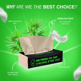 Beco 904287607094 Bamboo Facial Tissues Boxes 2-ply Natural Eco-friendly Ultra Soft T #3