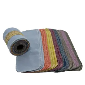 Dfash25476 Beeco Gif2u Reusable Towels 24 Count Roll Washable Absorbent Cotton Cloth Paper Bidet Tow