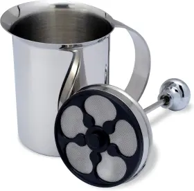 Bellemain 810046311448 Milk Frother Handheld Thick Creamy Foam Maker Warm And Cold