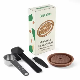 Benfuchen 728097819953 Reusable Coffee Capsule Lid For Original Vertuoline Pod Food Grade Sil