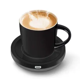 Bestinnkits 796862306182 Smart Coffee Cup Warmer Set Auto On/off Gravity-induction Mug Off