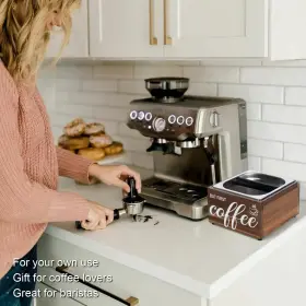 Beszone 300692462682 Knock Box For Espresso Coffee Grounds Quiet Design Espres #2