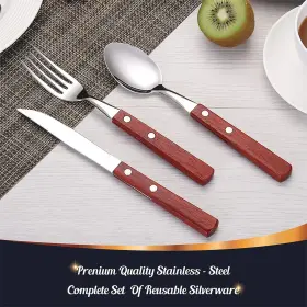Bewbow 080101336628 Premium Quality Stainless Steel Travel Utensils Set With Case Healthy And Eco #3