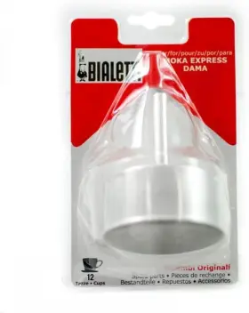 06895 Bialetti Moka Express 12-cup Replacement Funnel Silver