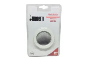0800004 Bialetti Moka Express 6 Cup Replacement Filter And 3 Gaskets White