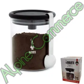 Dcdesign07 Bialetti 1-pack Barattolo Intelligence Smart Coffee Jar Glass