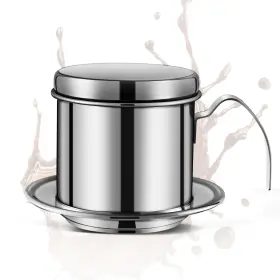 Bimyj 797422960561 Authentic Vietnamese Coffee Dripper Heavy-duty 8oz Phin Filter Maker Premium
