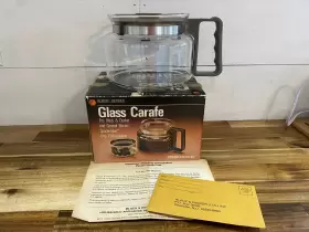 3355d Black Decker Vintage And 10 Cup Coffee Pot Glass Carafe Spacemaker
