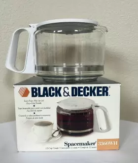 3360wh Black Decker And Spacemaker Coffee Maker Replacement Carafe/pot 12 Cup New