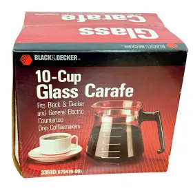 679419-00 Black & Decker And 10-cup Glass Carafe Replacement Coffee Pot 3351d Vintage