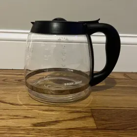 Cm1100b-02 Black Decker Coffee Pot 12 Cup Replacement Glass Carafe Lid Handle Good