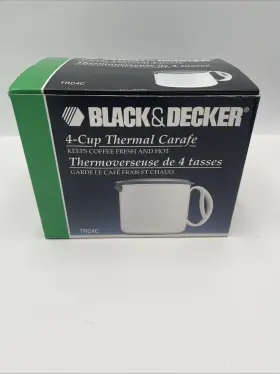Trc4c Black & Decker Brand New And 4-cup Thermal Carafe